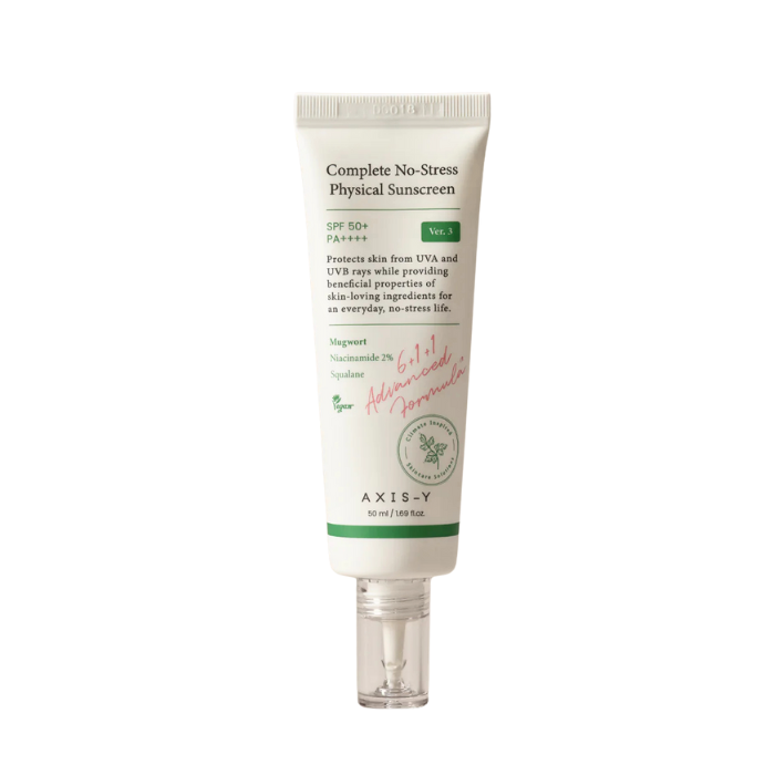 AXIS-Y Complete No-Stress Physical Sunscreen - apsauginis kremas nuo saulės