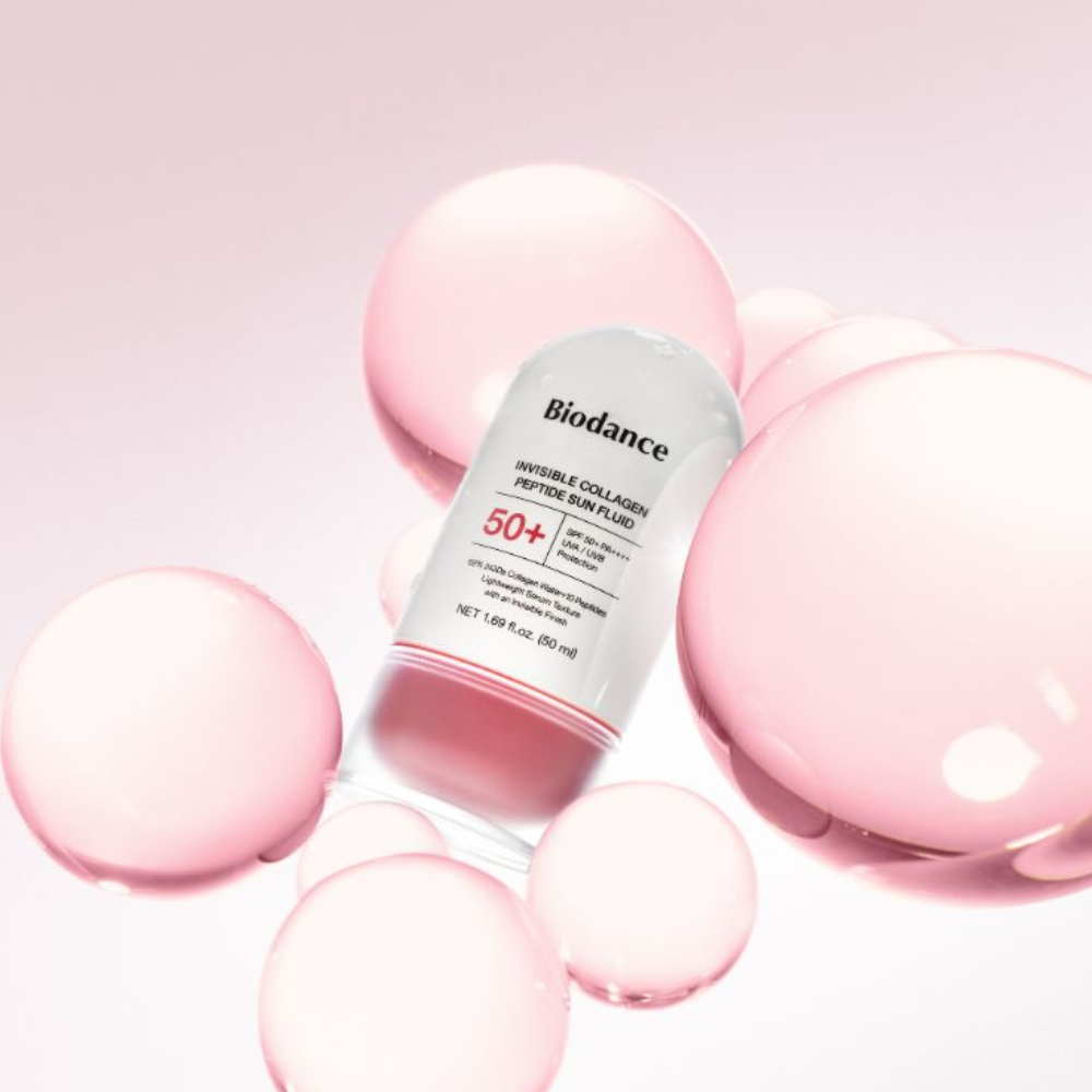 Biodance Invisible Collagen Peptide Sun Fluid SPF50+ - apsauginis fluidas nuo saulės