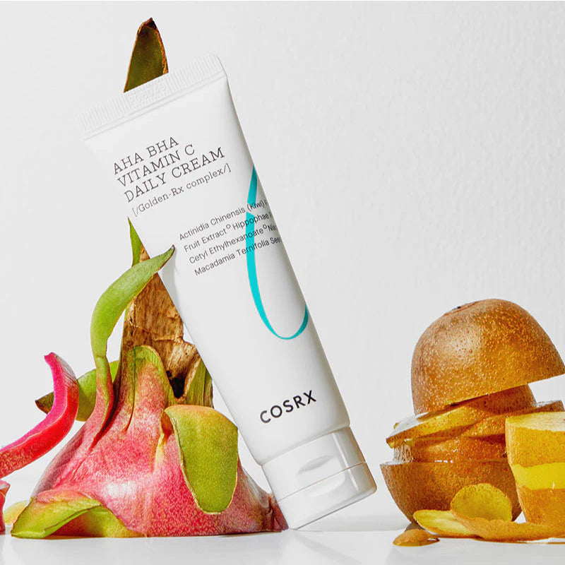 COSRX Refresh AHA BHA Vitamin C Daily Cream - veido kremas