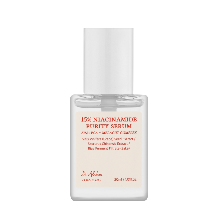 Dr. Althea 15% Niacinamide Purity Serum - šviesinamasis serumas