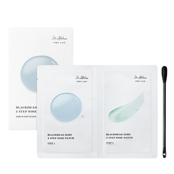 Dr. Althea Blackhead Zero 2 Step Nose Patch - valomosios nosies porų juostelės