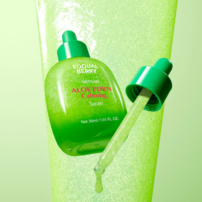 EQQUALBERRY Aloe PDRN Calming Serum - raminamasis serumas