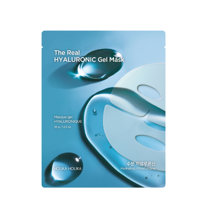 Holika Holika The Real Hyaluronic Gel Mask - drėkinamoji hidrogelinė veido kaukė