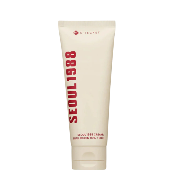 KSECRET SEOUL 1988 Cream : Snail Mucin 93% + Rice - drėkinamasis veido kremas