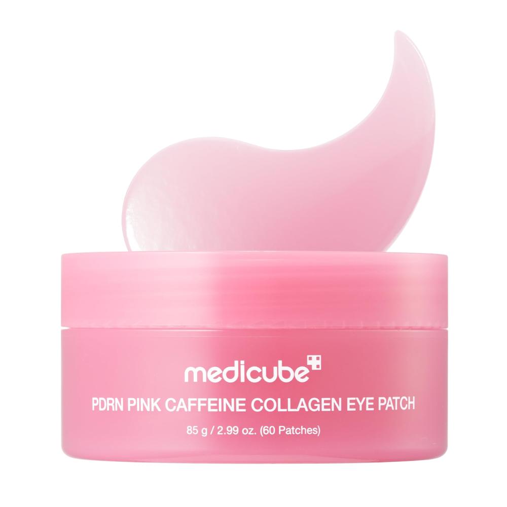 Medicube PDRN Pink Caffeine Collagen Eye Patch - paakių padeliai