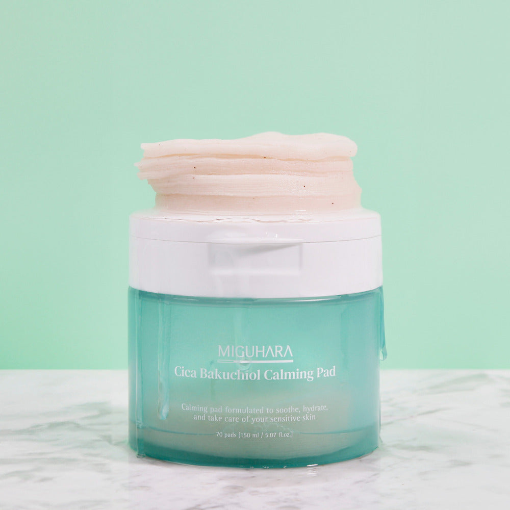 Miguhara Cica Bakuchiol Calming Pad - raminantys esencijos padeliai