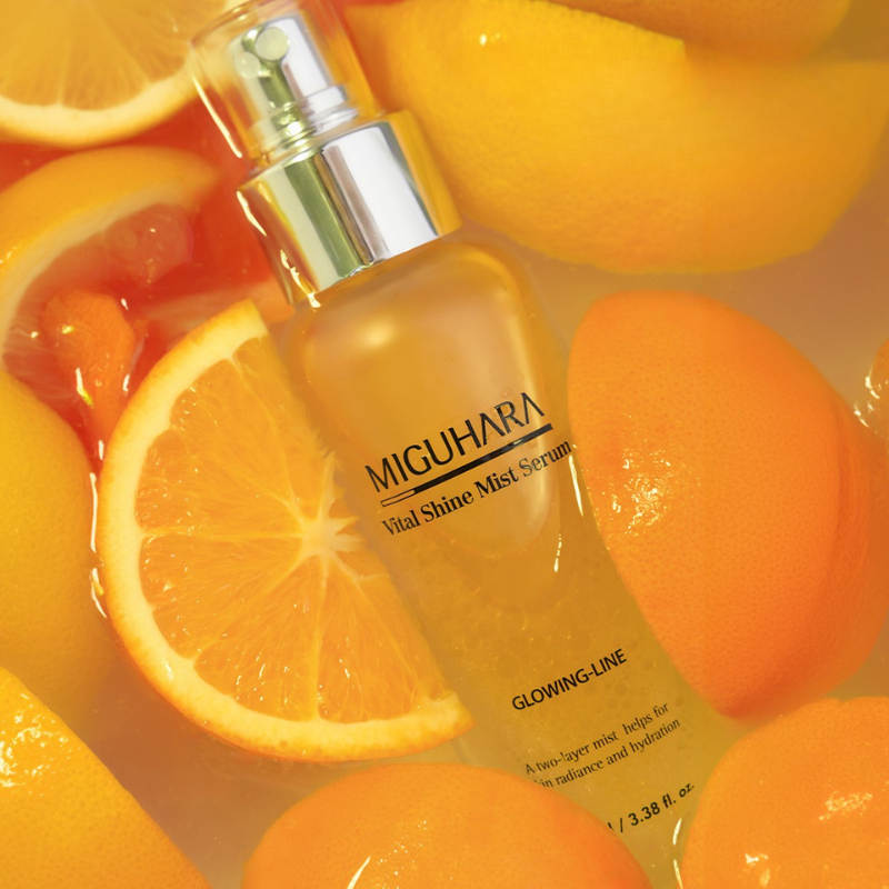 Miguhara Vital Shine Mist Serum - skaistinantis veido serumas (purškiklis)