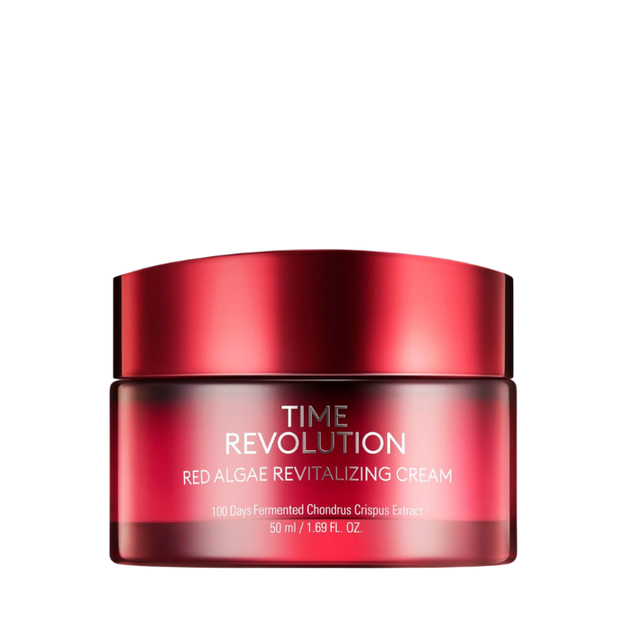 Missha Time Revolution Red Algae Revitalizing Cream - maitinamasis veido kremas