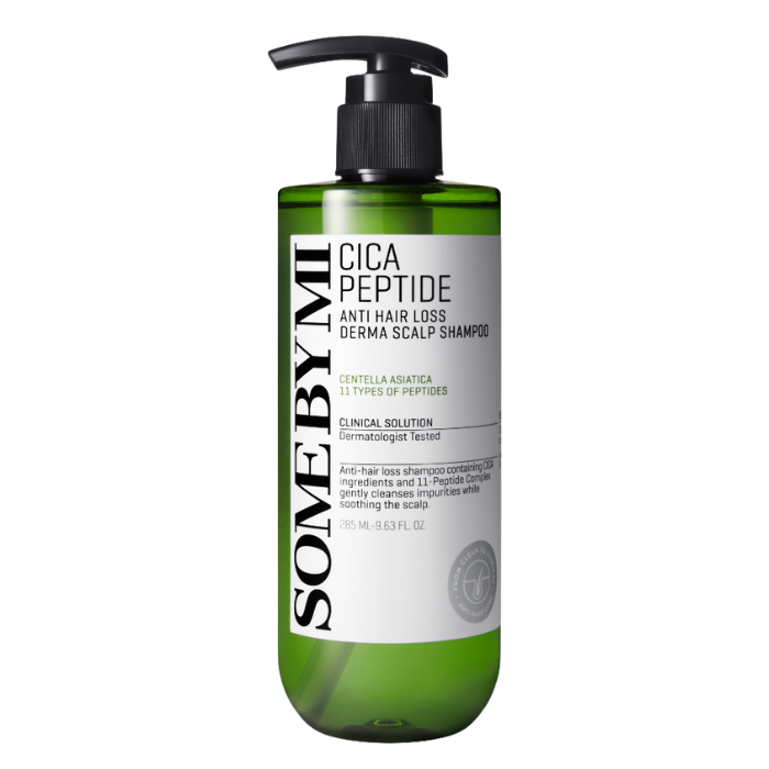 SOME BY MI Cica Peptide Anti Hair Loss Derma Scalp Shampoo - šampūnas nuo plaukų slinkimo