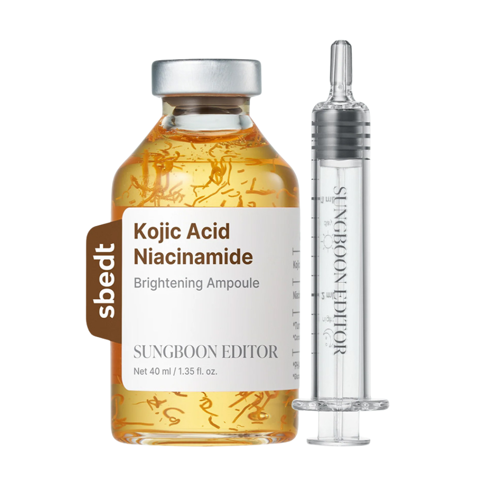 SUNGBOON EDITOR Kojic Acid Niacinamide Brightening Ampoule - skaistinamoji veido ampulė