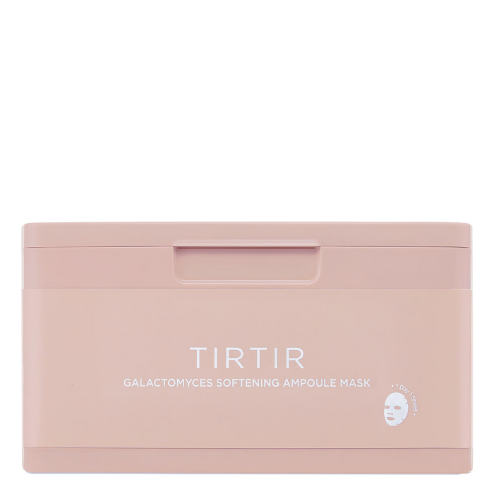 TIRTIR Ampoule Mask Dusty Pink Galactomyces Softening - skaistinamosios lakštinės veido kaukės