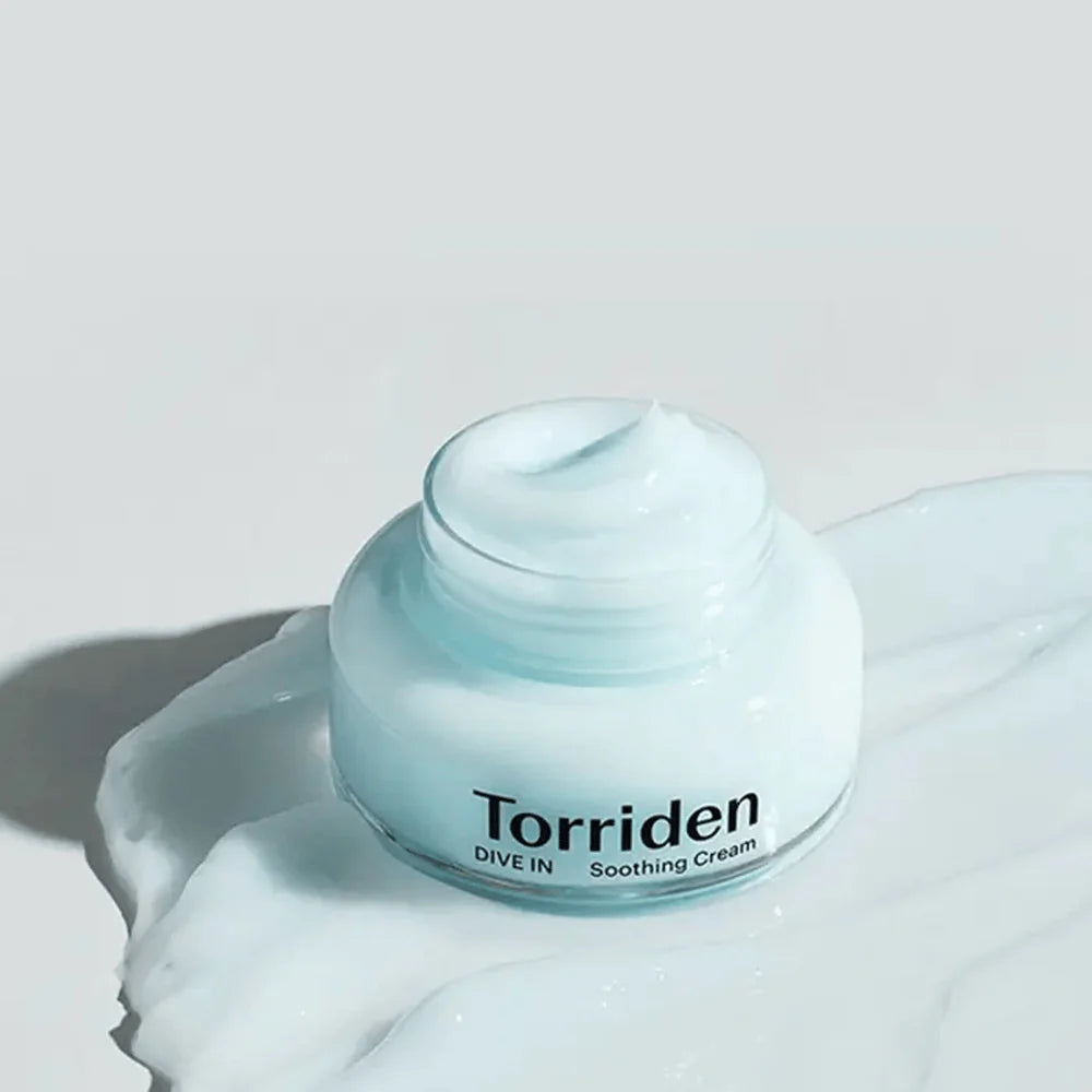 Torriden DIVE-IN Low Molecular Hyaluronic Acid Soothing Cream - raminantis veido kremas