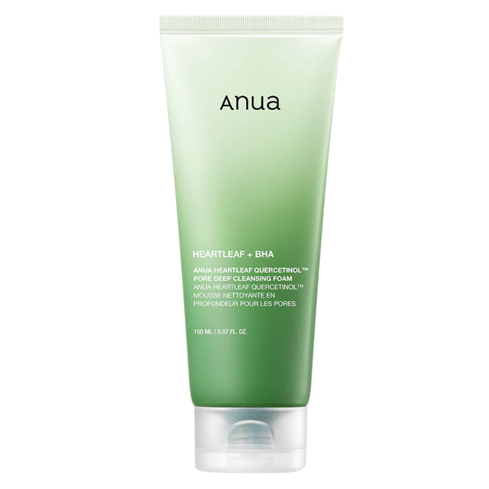 Anua Heartleaf Quercetinol Pore Deep Cleansing Foam - veido prausiklis porų priežiūrai