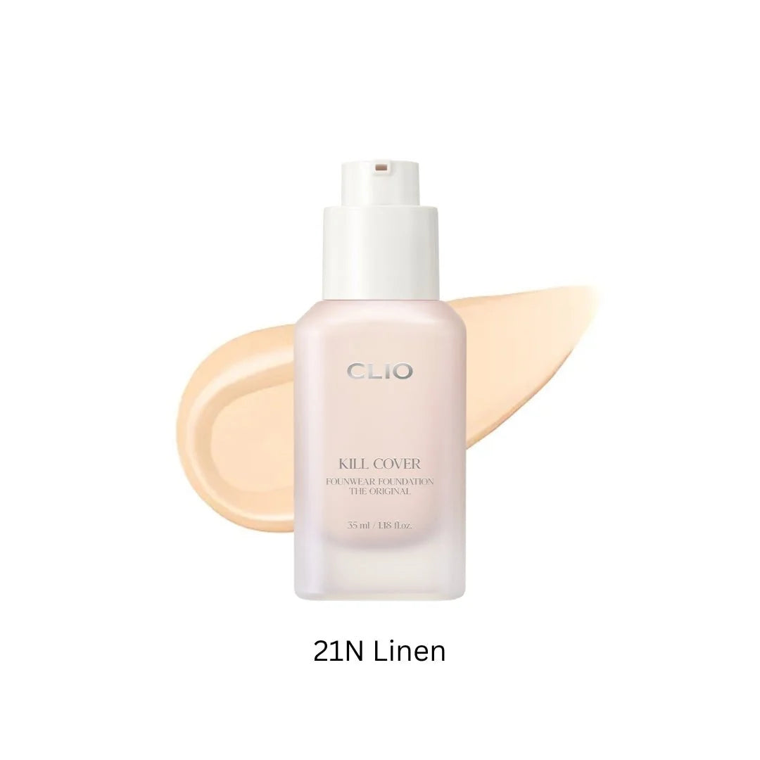 CLIO Kill Cover Founwear Foundation The Original - makiažo pagrindas (21N Linen)