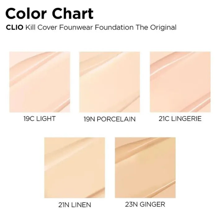 CLIO Kill Cover Founwear Foundation The Original - makiažo pagrindas