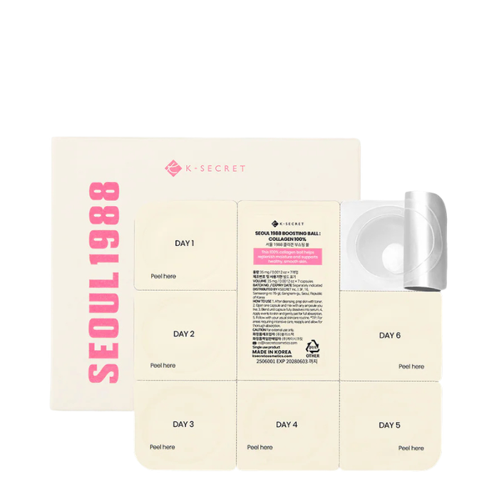 KSECRET SEOUL 1988 Boosting Ball : Collagen 100% - kolageno kapsulės