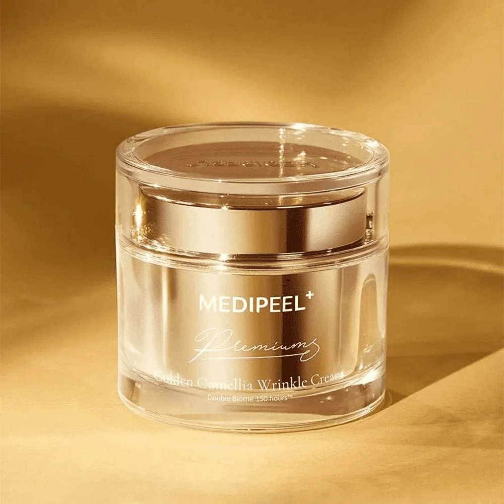 MEDIPEEL Peptide 9 Golden Camellia Wrinkle Cream - kremas brandžiai odai