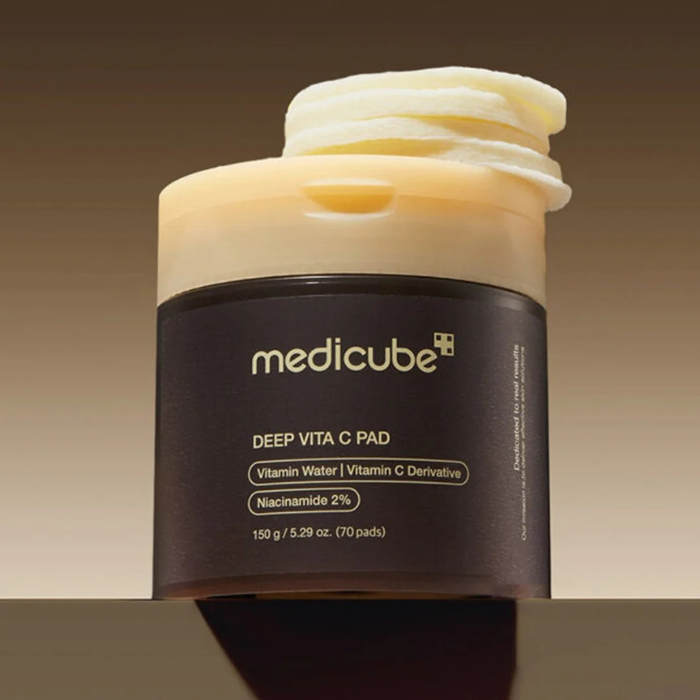 Medicube Deep Vita C Pad – izgaismojoši tonika spilventiņi